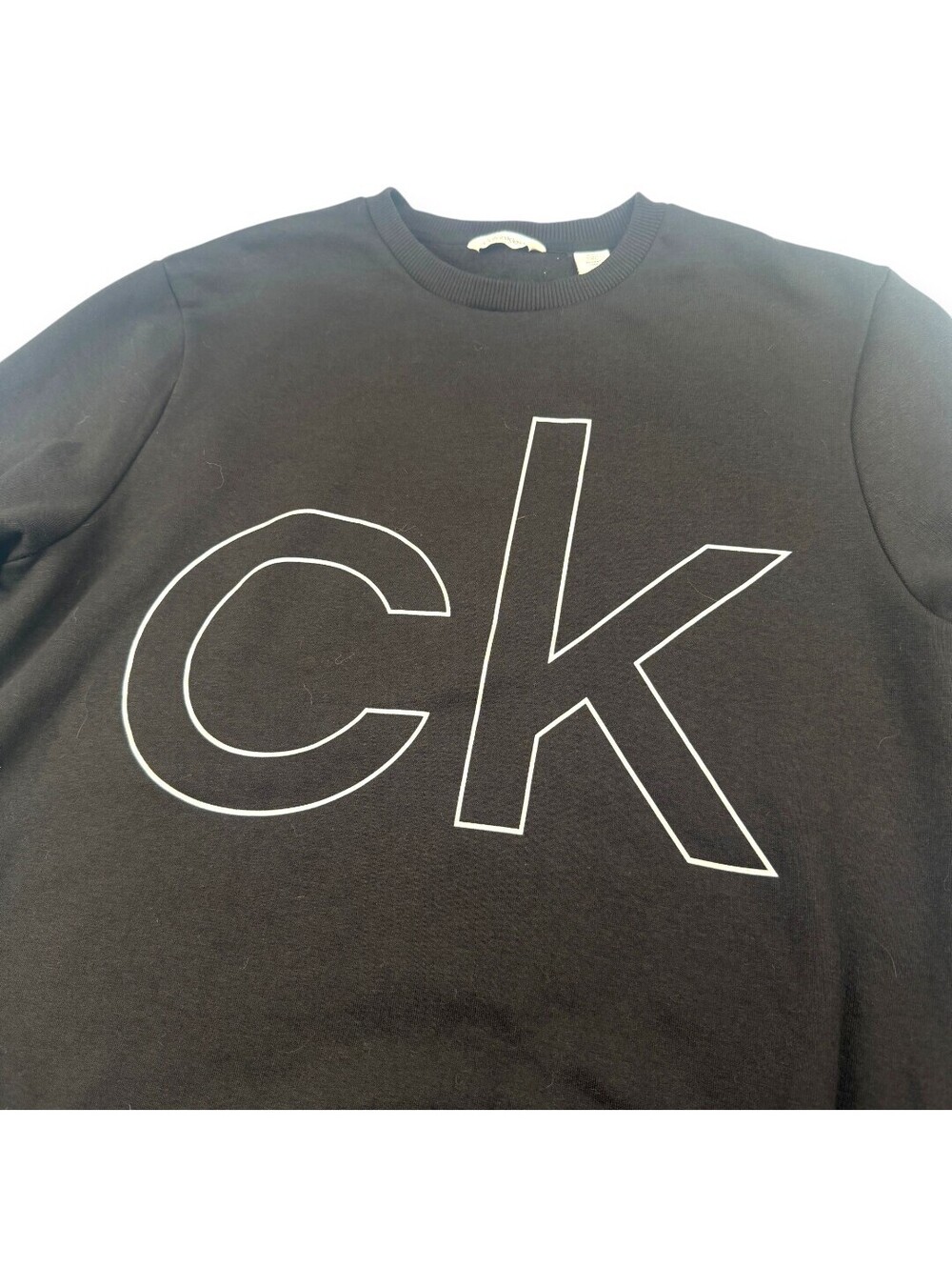 🐦⬛ Calvin Klein Crewneck Sweatshirt Mens M - Picture 6 of 9